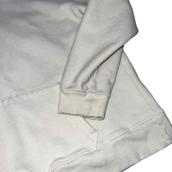 Unfinished Apparel Focusing My Energy Hoodie Size Large White Heavy Pullover - Picture 2 of 11